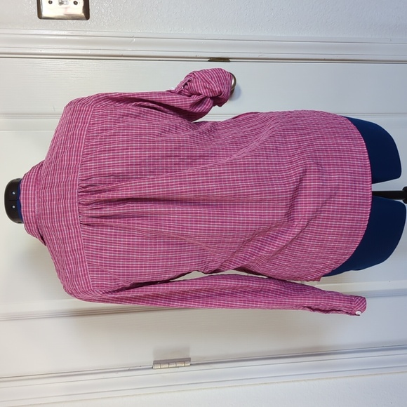 Eddie Bauer roll sleeve blouse M - Picture 3 of 5